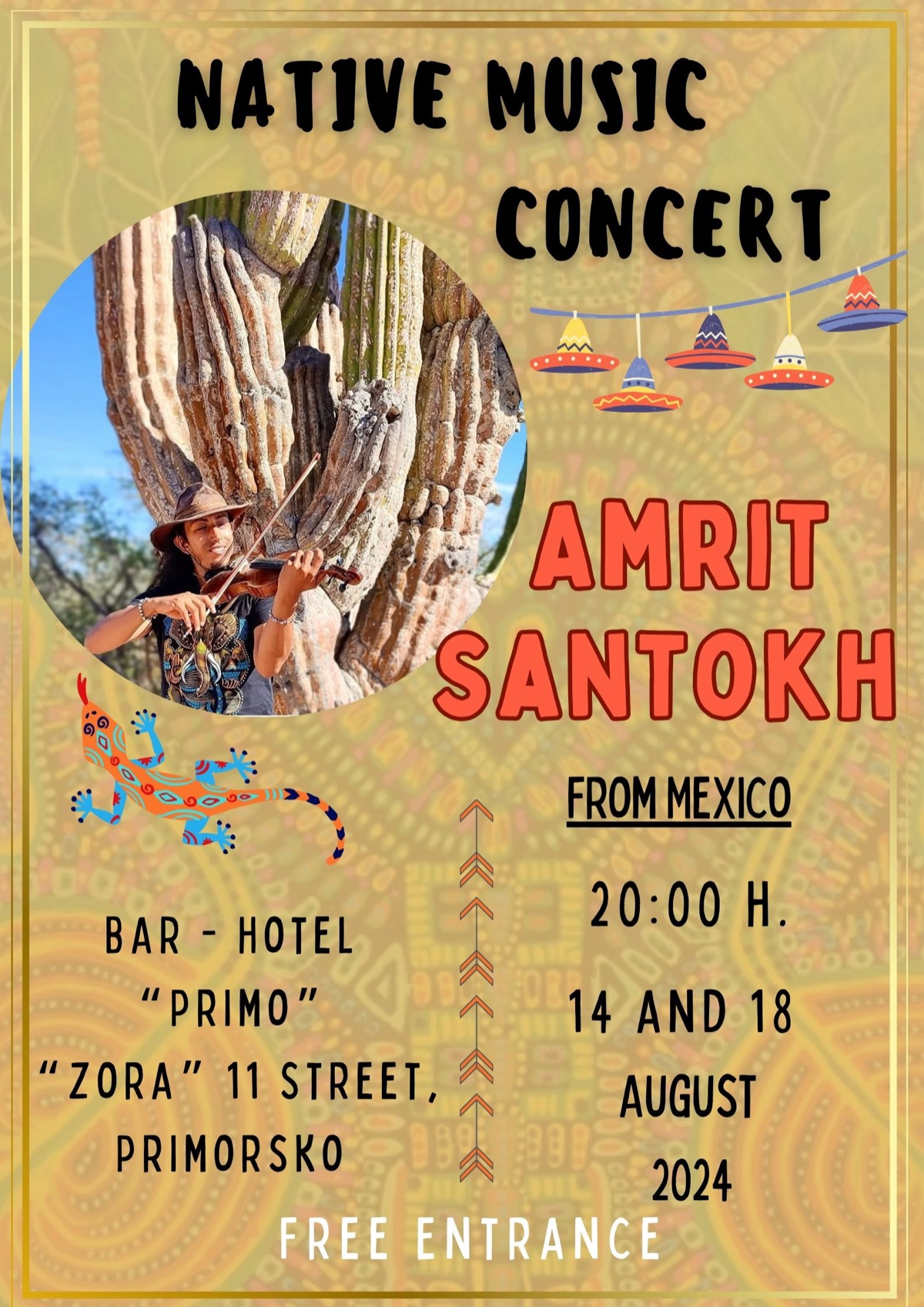 Native music concert — Amrit Santokh